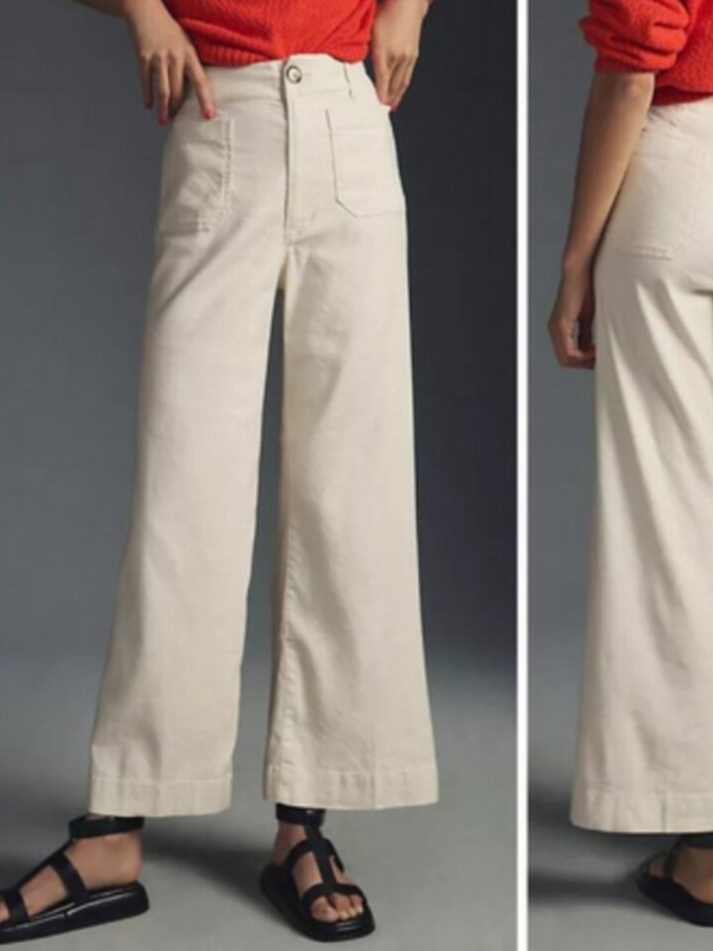 MAEVE The Colette Linen Wide-Leg Pants